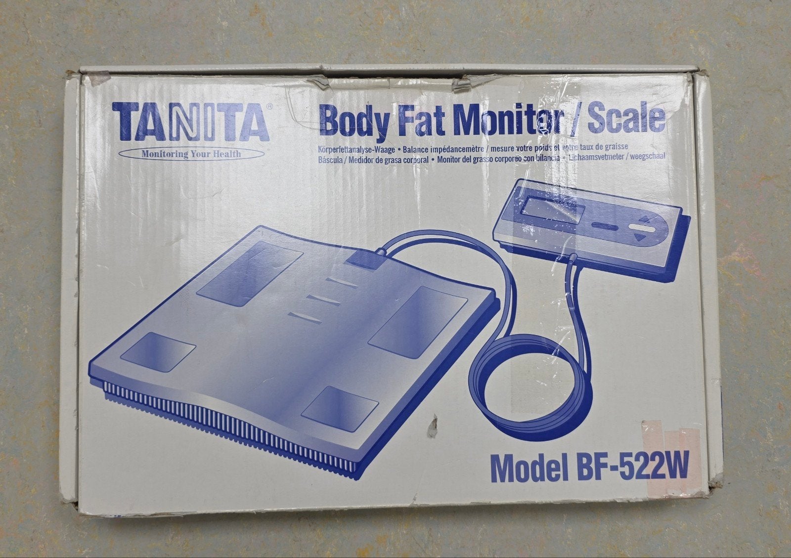 Tanita BF-522W Body Fat Monitor/Scale Personenweegschaal, 100 kg of meer, Ophalen of Verzenden, Personenweegschaal, Fijner dan 1 gram