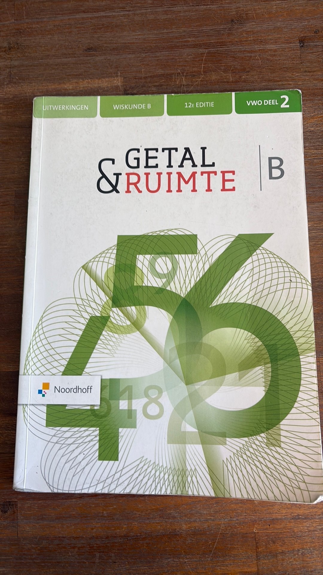 Getal & Ruimte Wiskunde B uitwerkingen deel 2, Boeken, Ophalen of Verzenden, Gelezen, VWO, Wiskunde B