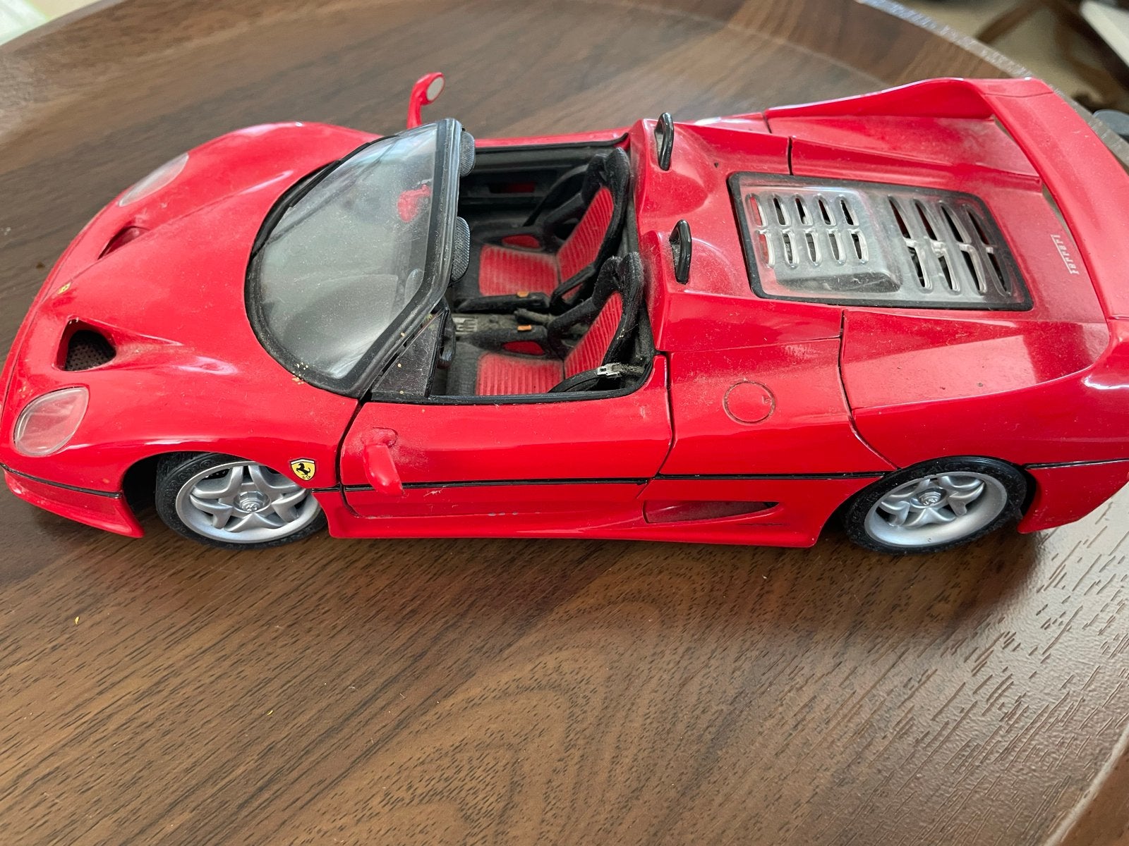 Maisto Ferrari F50 Schaalmodel 1:18 - Rood, Ophalen of Verzenden, Gebruikt, Auto, Maisto