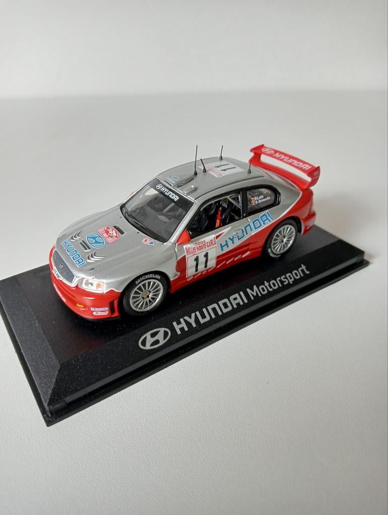 Hyundai Coupe Rallye Monte Carlo 2003 - Schaalmodel, Ophalen of Verzenden, Nieuw, Auto, Kyosho