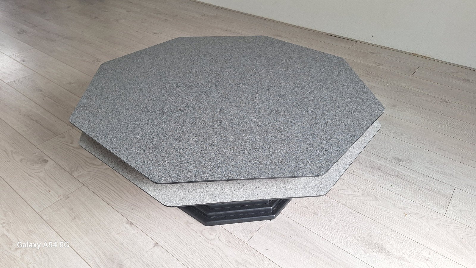 Zeshoekige salontafel met draaibaar blad, Gebruikt, 50 tot 100 cm, 50 tot 100 cm, 5 – 50