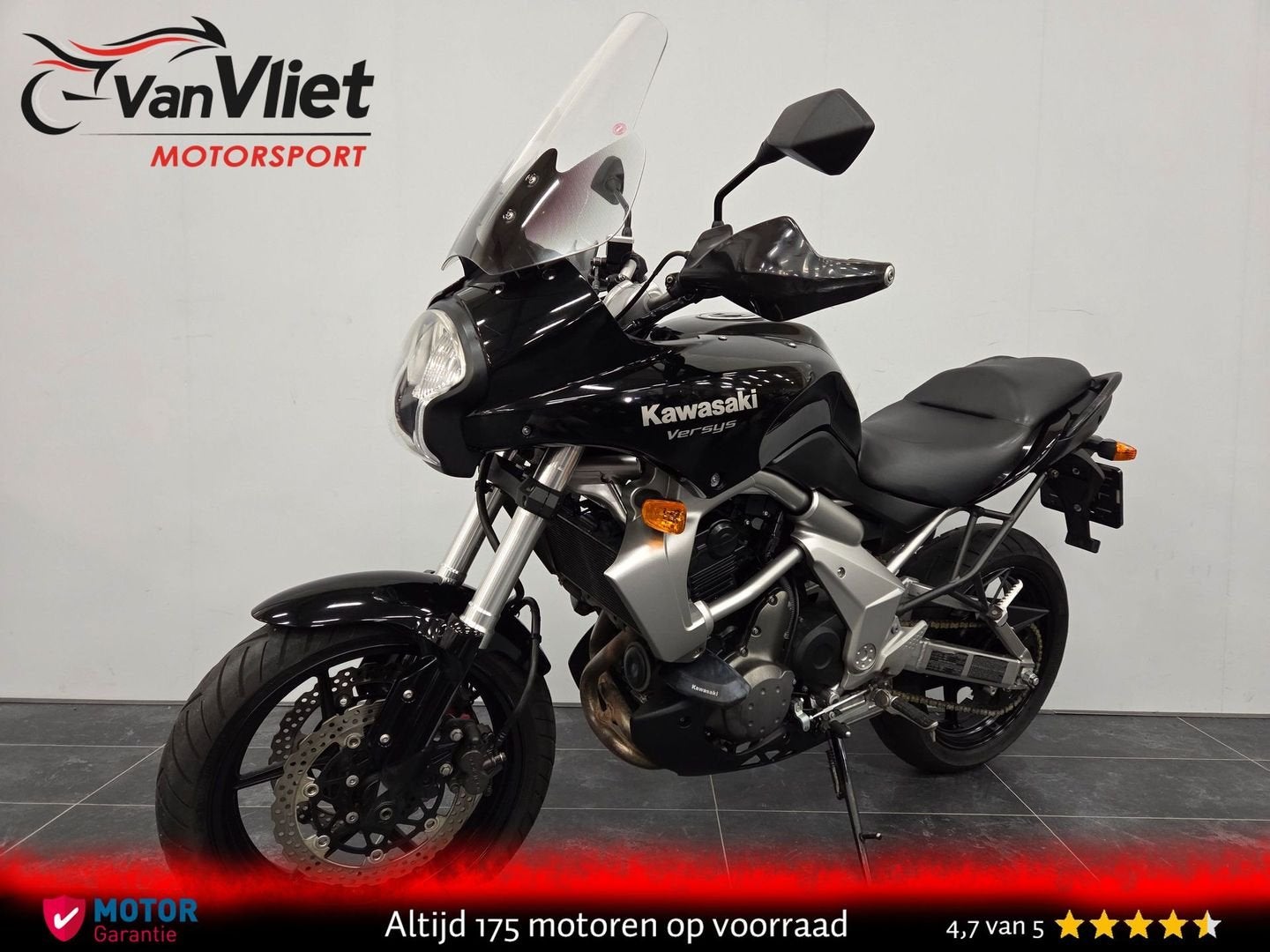 Erg Mooie Kawasaki Versys 650 Black 2008 Lage Km-Stand, Bedrijf, Onbekend, KAWASAKI, Overig