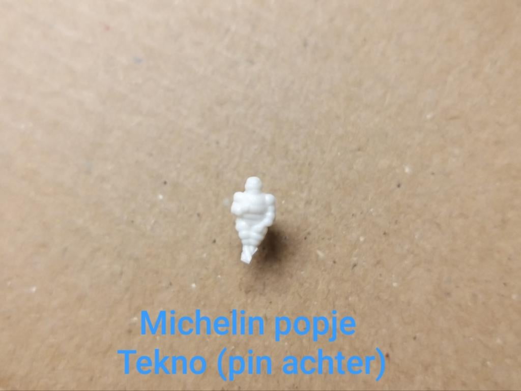 MICHELIN popje (WIT) bevestigingspin achter (Tekno), Hobby en Vrije tijd, Modelauto's | 1:50, Ophalen of Verzenden, Nieuw, Bus of Vrachtwagen