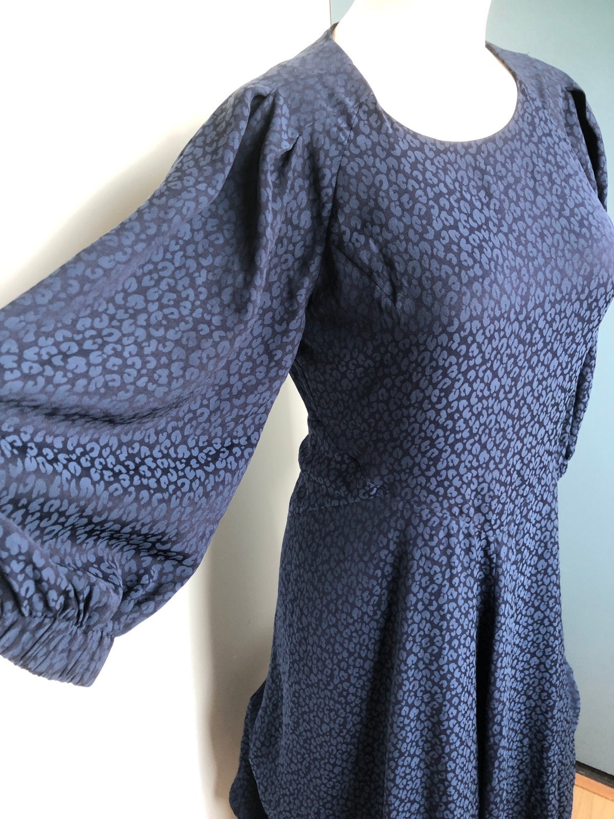 Whistles donkerblauwe jurk 38 lang, Maat 38/40 (M), Blauw, Ophalen of Verzenden, Zo goed als nieuw