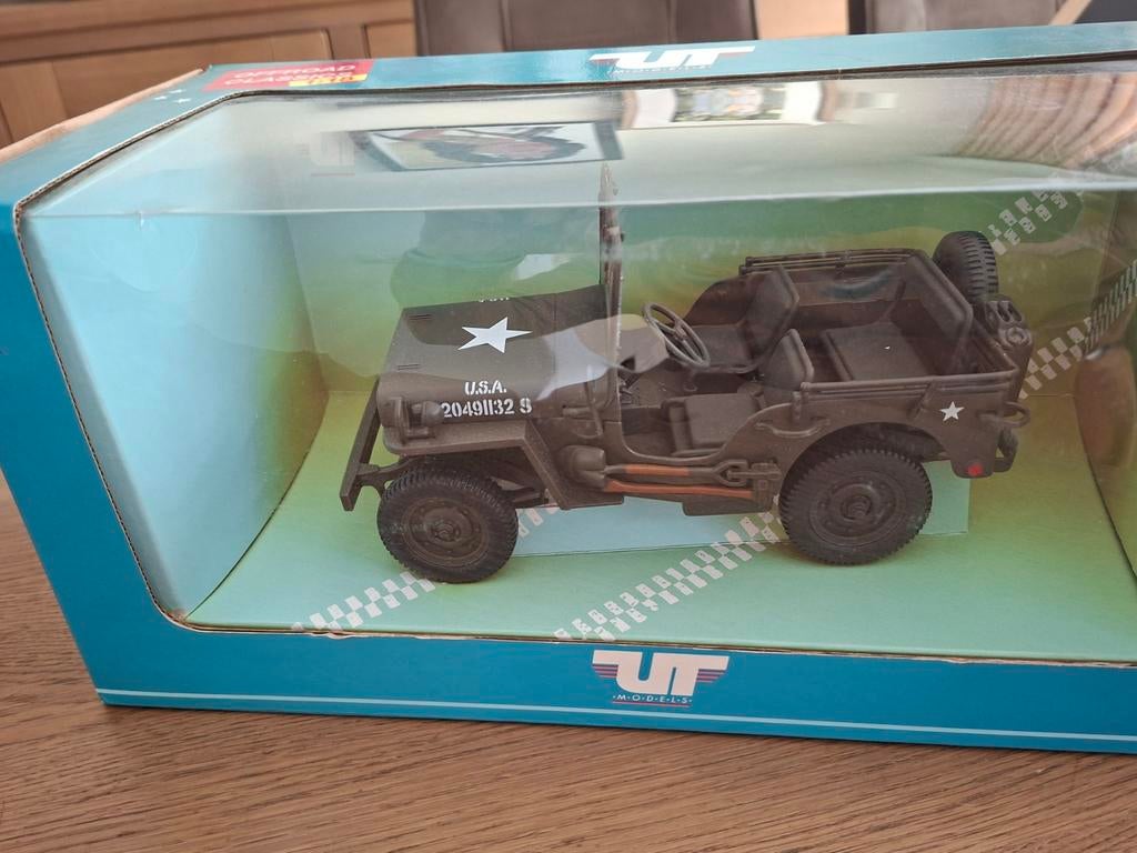 Willy Jeep 1:18, Hobby en Vrije tijd, Ophalen, Groter dan 1:32, Auto, Overige merken