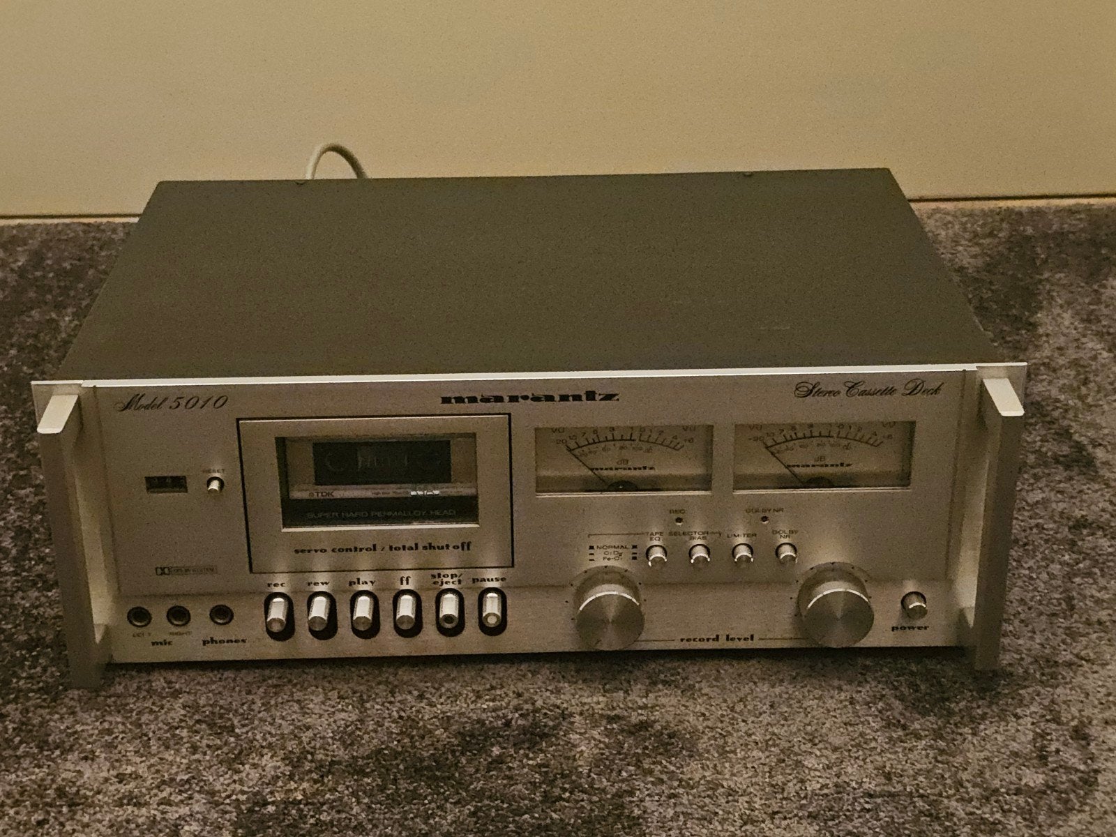 Marantz 5010 cassettedeck i.z.g.st., Ophalen of Verzenden, Enkel, Marantz, Tape counter