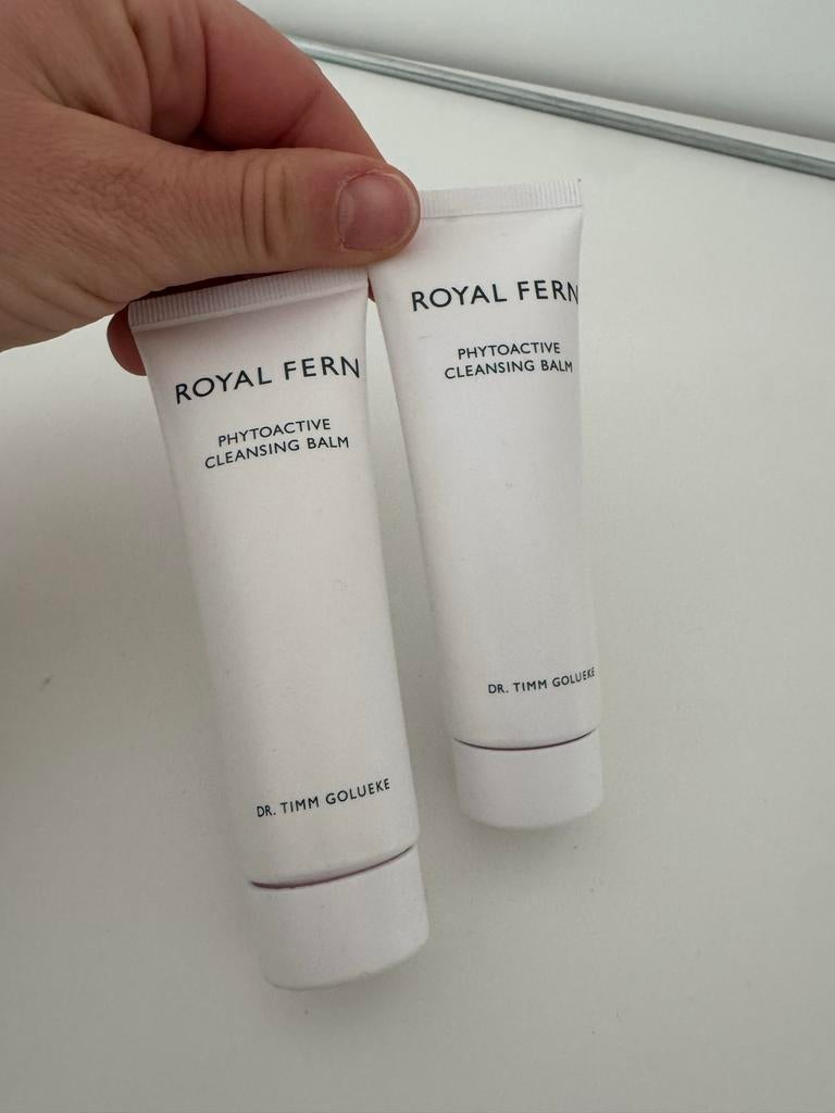 Royal Fern Phytoactive Cleansing Balm (2x 50ml), Ophalen of Verzenden, Nieuw, Gehele gezicht, Reiniging