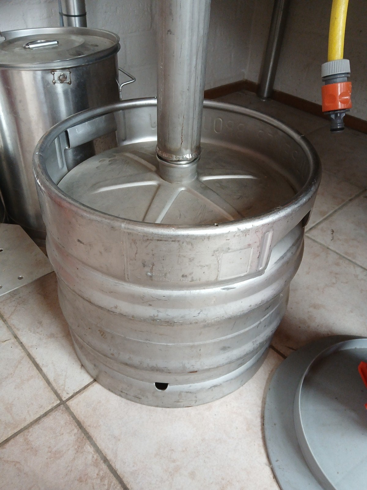 30L RVS Bierfust - Gebruikt, Ophalen of Verzenden, Gebruikt