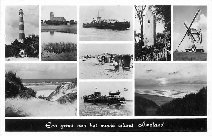 377-143-011 Ameland, Verzenden, Voor 1920, Friesland