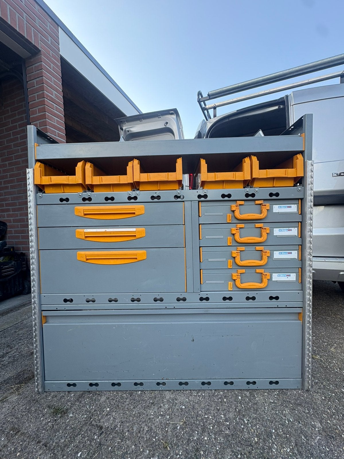 Bus intrichting stelling/kast, Ophalen, Zo goed als nieuw