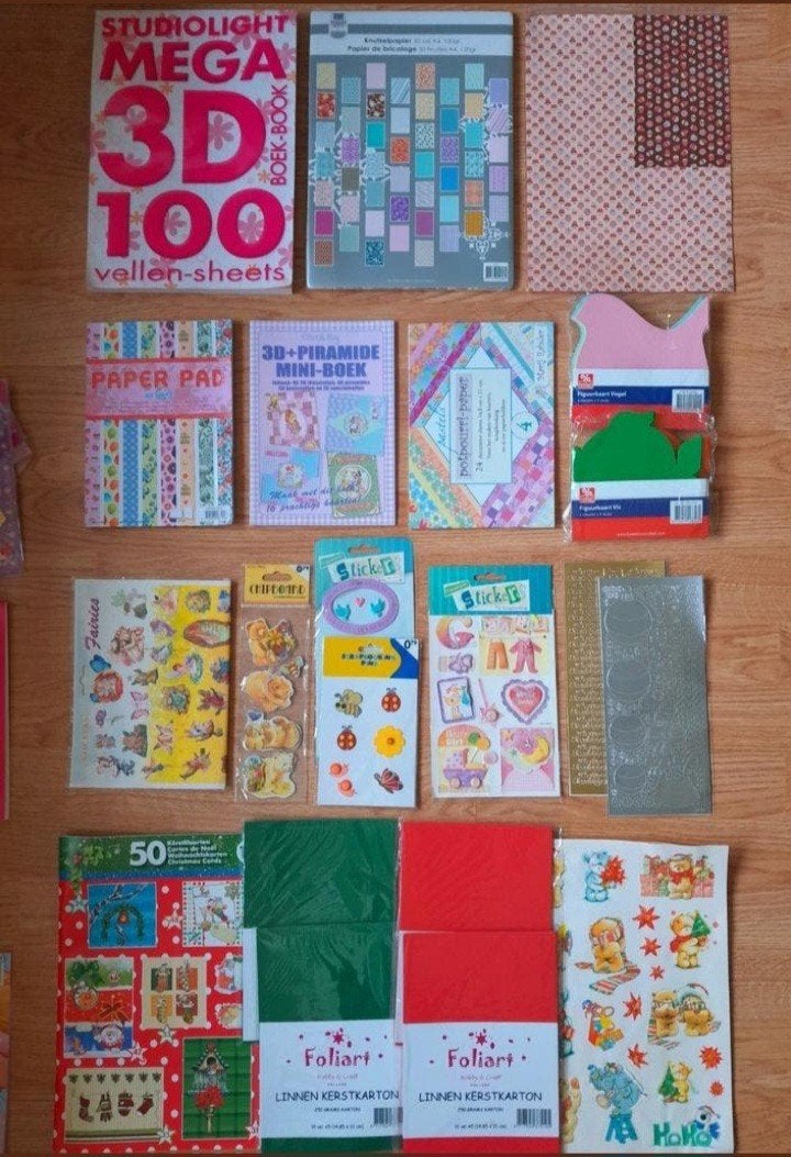 Kaarten maken knutselspullen pakket volwassen, Hobby en Vrije tijd, Ophalen of Verzenden, Nieuw, Overige thema's, Overige typen