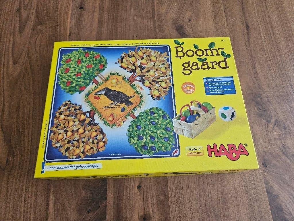 Haba spel Boomgaard, Een of twee spelers, Ophalen of Verzenden, Zo goed als nieuw, HABA
