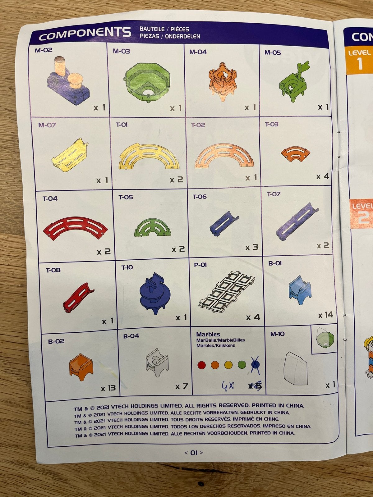 VTech Marble Rush 5036 knikkerbaan - Zo goed als nieuw, Ophalen of Verzenden, Zo goed als nieuw, 4 tot 6 jaar