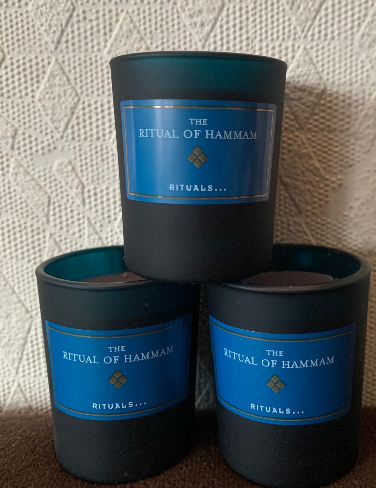 Rituals Hammam mini kaarsjes, Nieuw, Ophalen of Verzenden, Glas, 5 cm
