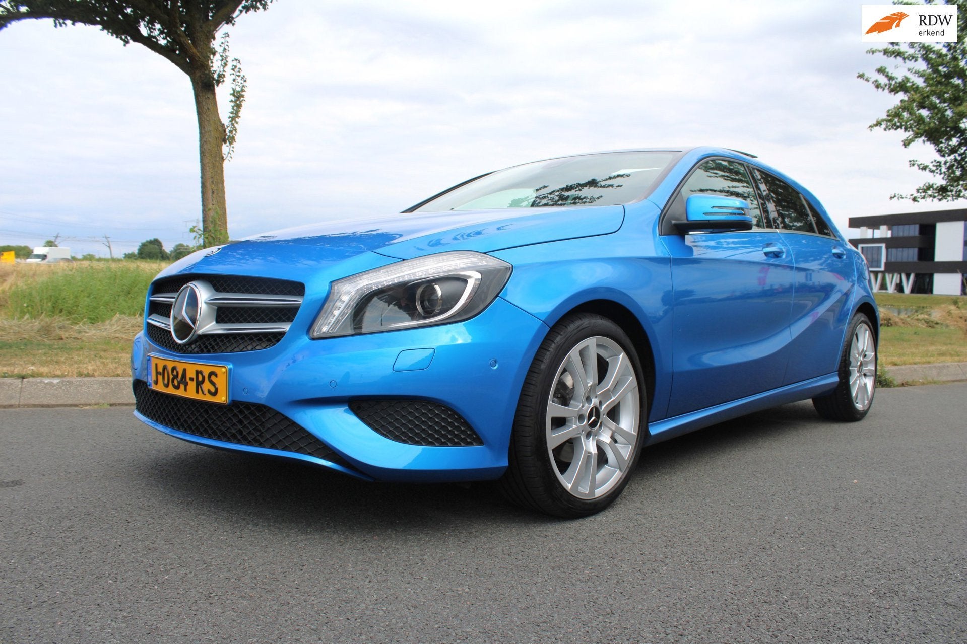 Mercedes-Benz A-klasse 180 Prestige Climate Control, Navigat, Voorwielaandrijving, Gebruikt, 4 cilinders, Blauw