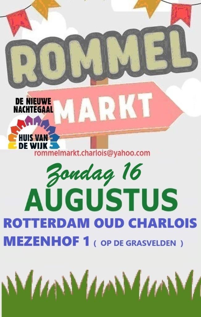 16 augustus Kleedjesmarkt in Oud Charlois  ROTTERDAMCHARLOIS, Eén persoon
