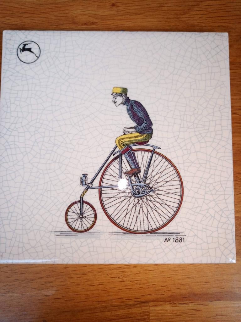 Orgineel tegeltje van de Gazelle fabriek, Antiek en Kunst, Ophalen of Verzenden
