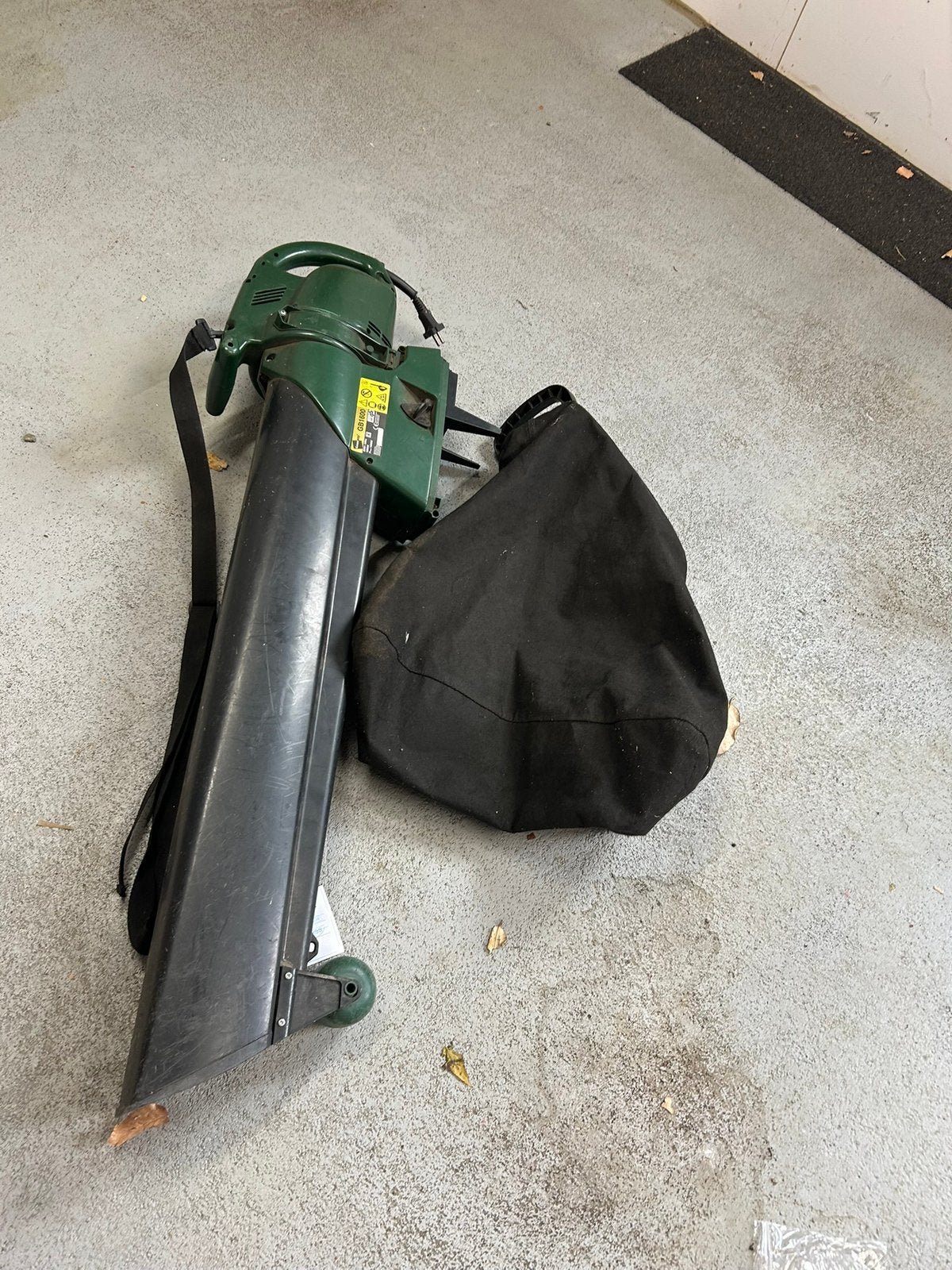Goed functinerende blad blazer en zuiger 220 volt, Ophalen of Verzenden, Zo goed als nieuw, Elektrisch, Met opvangzak