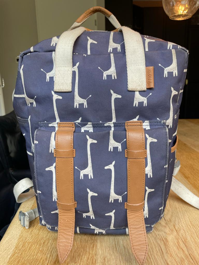 Fresk rugzak kleuter - Giraffe print, Gebruikt, Minder dan 30 cm, Minder dan 25 cm, Ophalen