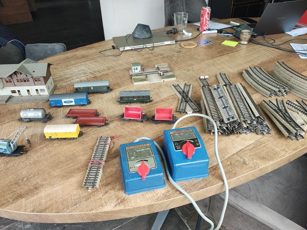 Marklin treinbaan, Hobby en Vrije tijd, Modeltreinen | H0, Wisselstroom, Ophalen of Verzenden, Märklin, Gebruikt
