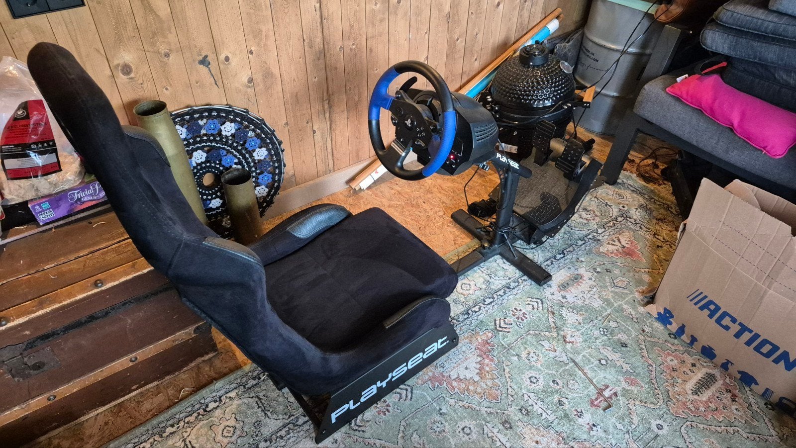 Playseat + thrustmaster T150, Ophalen, Overige merken, Zo goed als nieuw