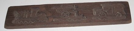 koekplank boot - kanon - auto 35 x 8 cm 0121, Antiek en Kunst, Ophalen of Verzenden