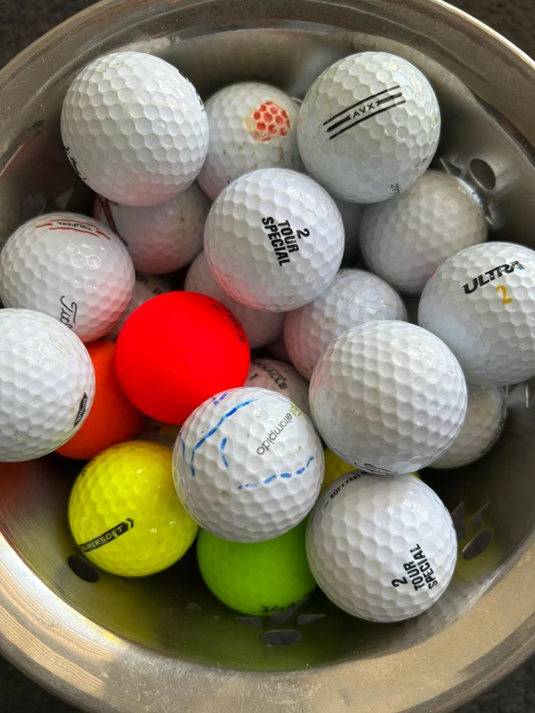 50 golfballen, Ophalen of Verzenden, Gebruikt, Bal(len)