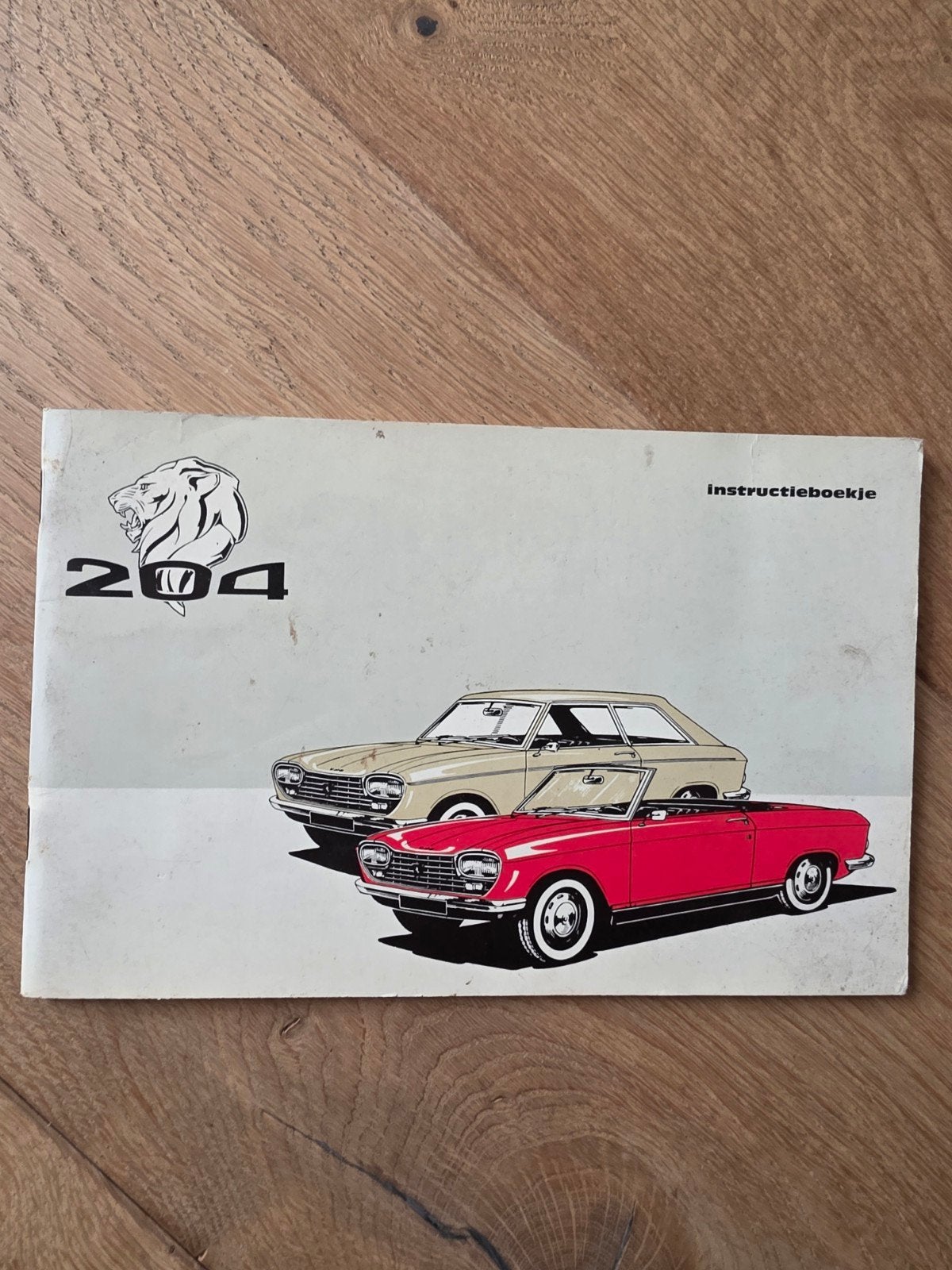 Peugeot 204 Instructieboekje - Origineel, handleiding, Auto diversen, Handleidingen en Instructieboekjes, Ophalen of Verzenden