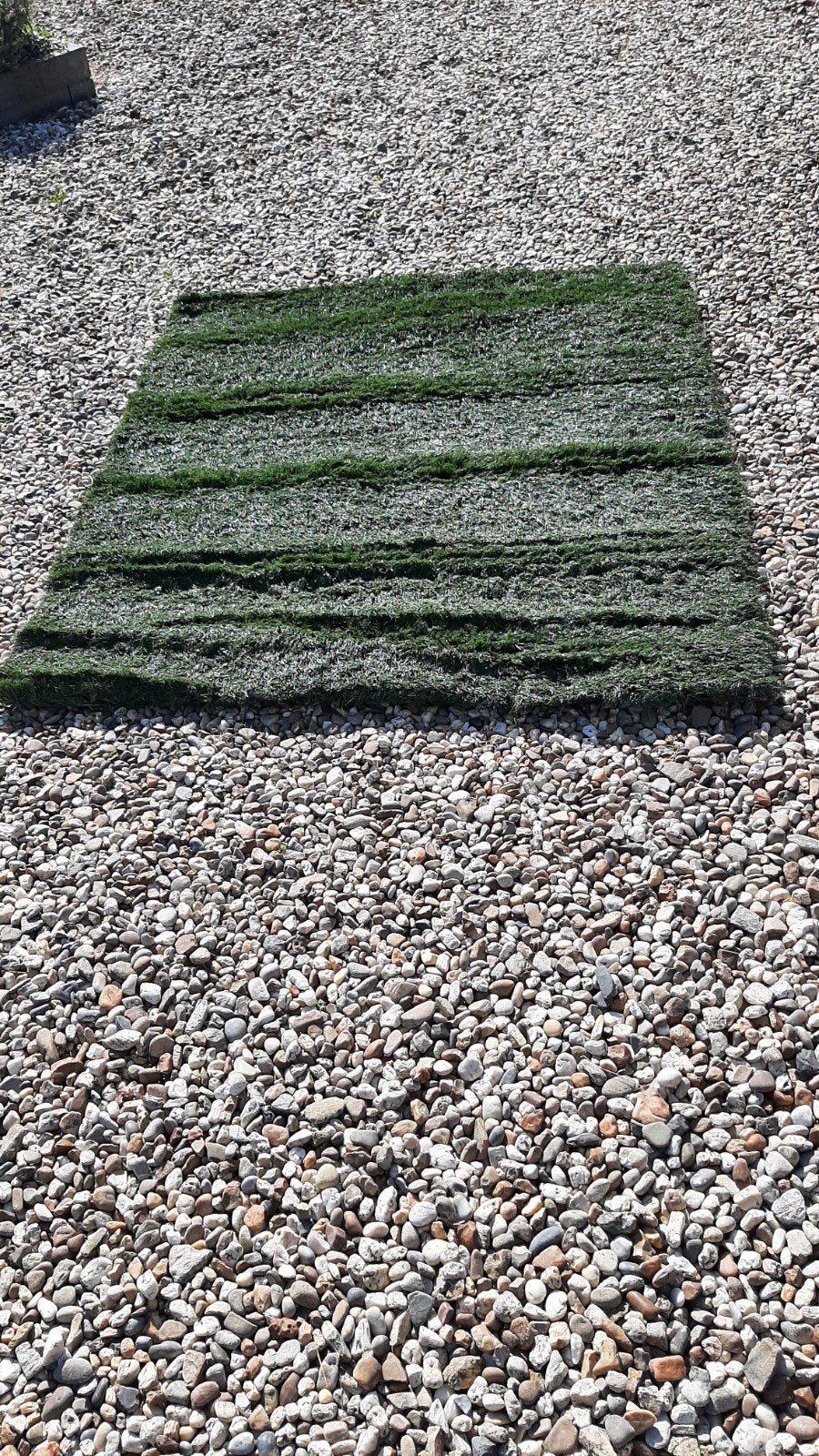 Kunstgras €7,50 voor alles., Ophalen, Gebruikt, Minder dan 10 m², Kunstgras