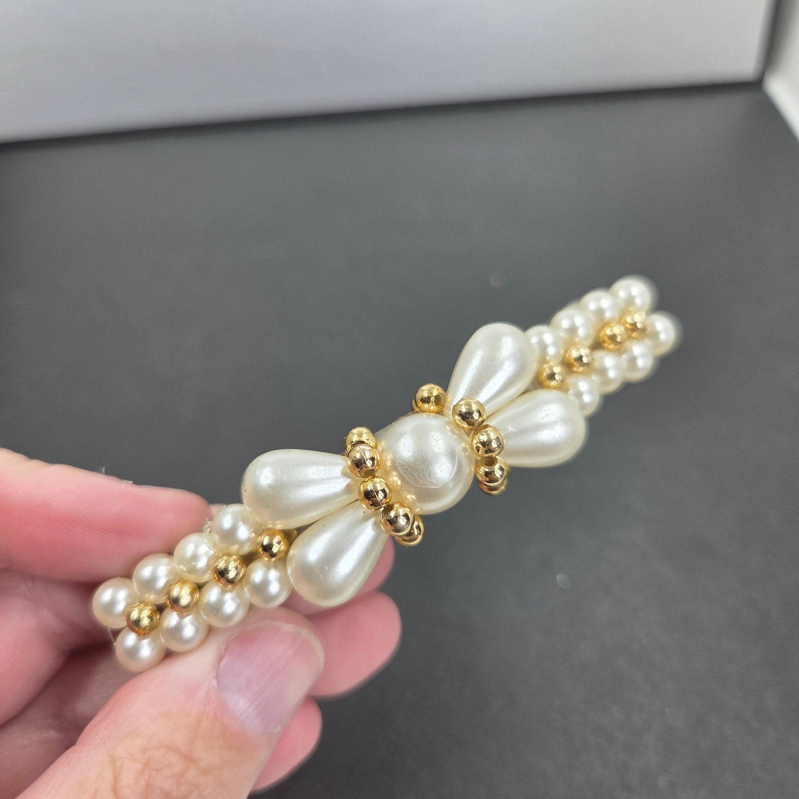 Vintage haarklem, Sieraden, Tassen en Uiterlijk, Ophalen of Verzenden, Zo goed als nieuw, Haarspeld