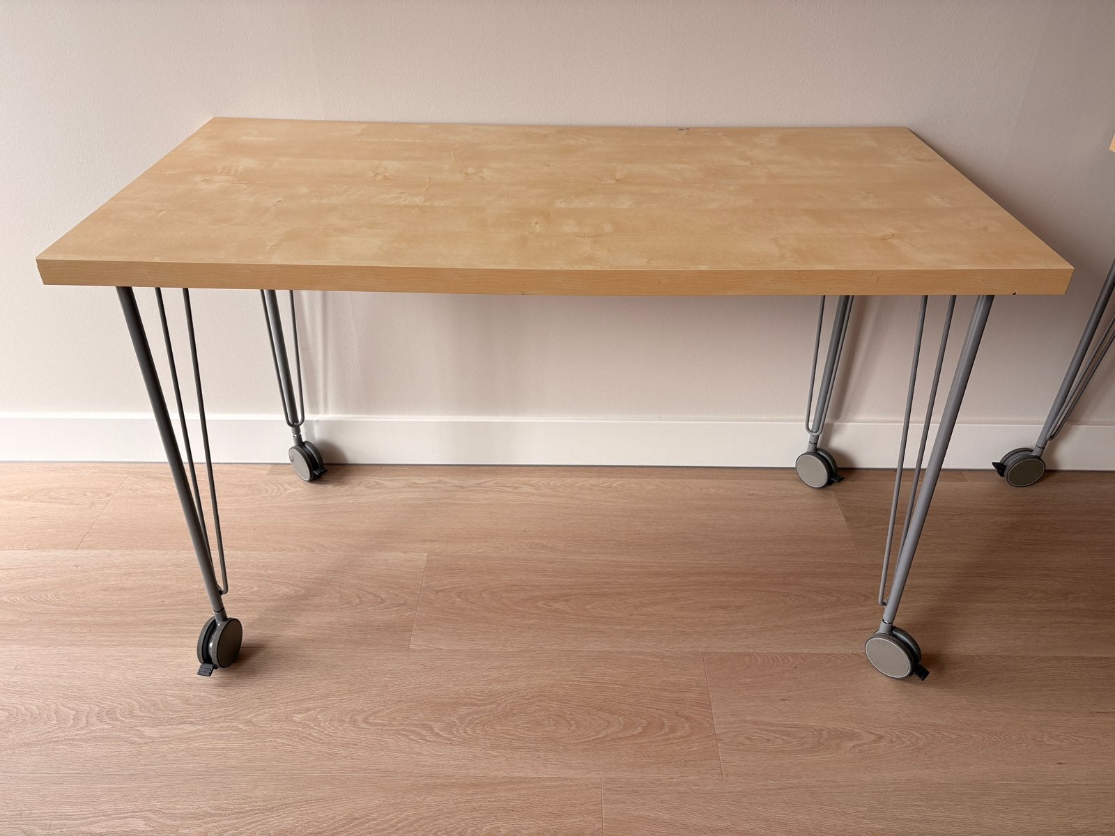 Ikea vika tafel verrijdbaar wielen, Huis en Inrichting, Bureaus, Ophalen, Gebruikt, 60 cm, 120 cm
