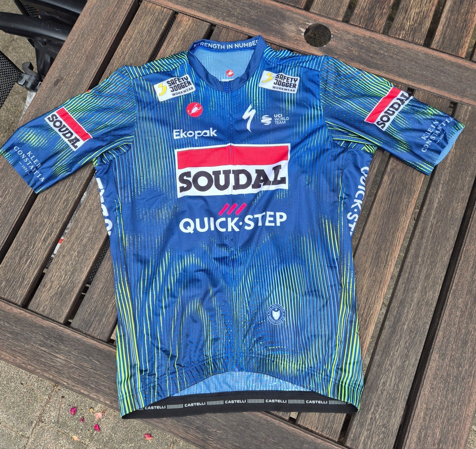 Castelli Soudal Quick-Step Wielershirt Maat L Nieuw, Blauw, Castelli, Nieuw, Ophalen of Verzenden