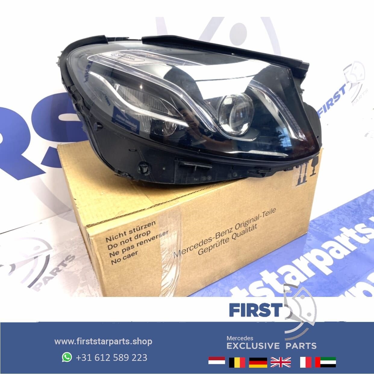 W213 LED MULTIBEAM KOPLAMP RECHTS Mercedes E Klasse 2016-202, Gebruikt, -, Ophalen of Verzenden, -