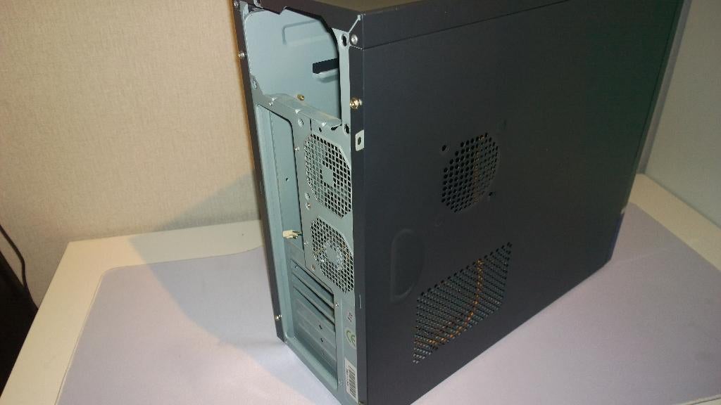 PC behuizing, Zwart, blauw, ATX, M-ATX, ITX, Ophalen, Gebruikt