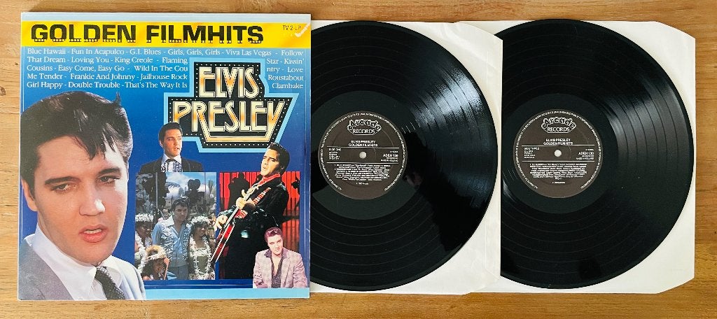 Elvis Presley - Golden Filmhits - NL 1983, Originele persing, Gebruikt, Pop, Ophalen of Verzenden