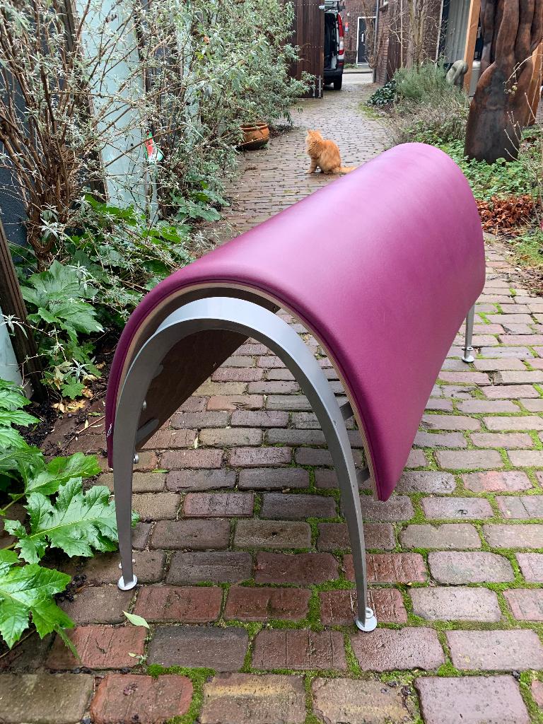 Montis CAR sta- zit- leun- loungebank kantoorbank, Huis en Inrichting, Barkrukken, Ophalen, Gebruikt, 60 tot 90 cm, 1 kruk