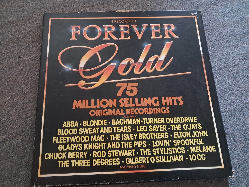 Forever Gold 4 LP'S- 75 Million Selling Hits, Ophalen, Boxset, Gebruikt, Pop