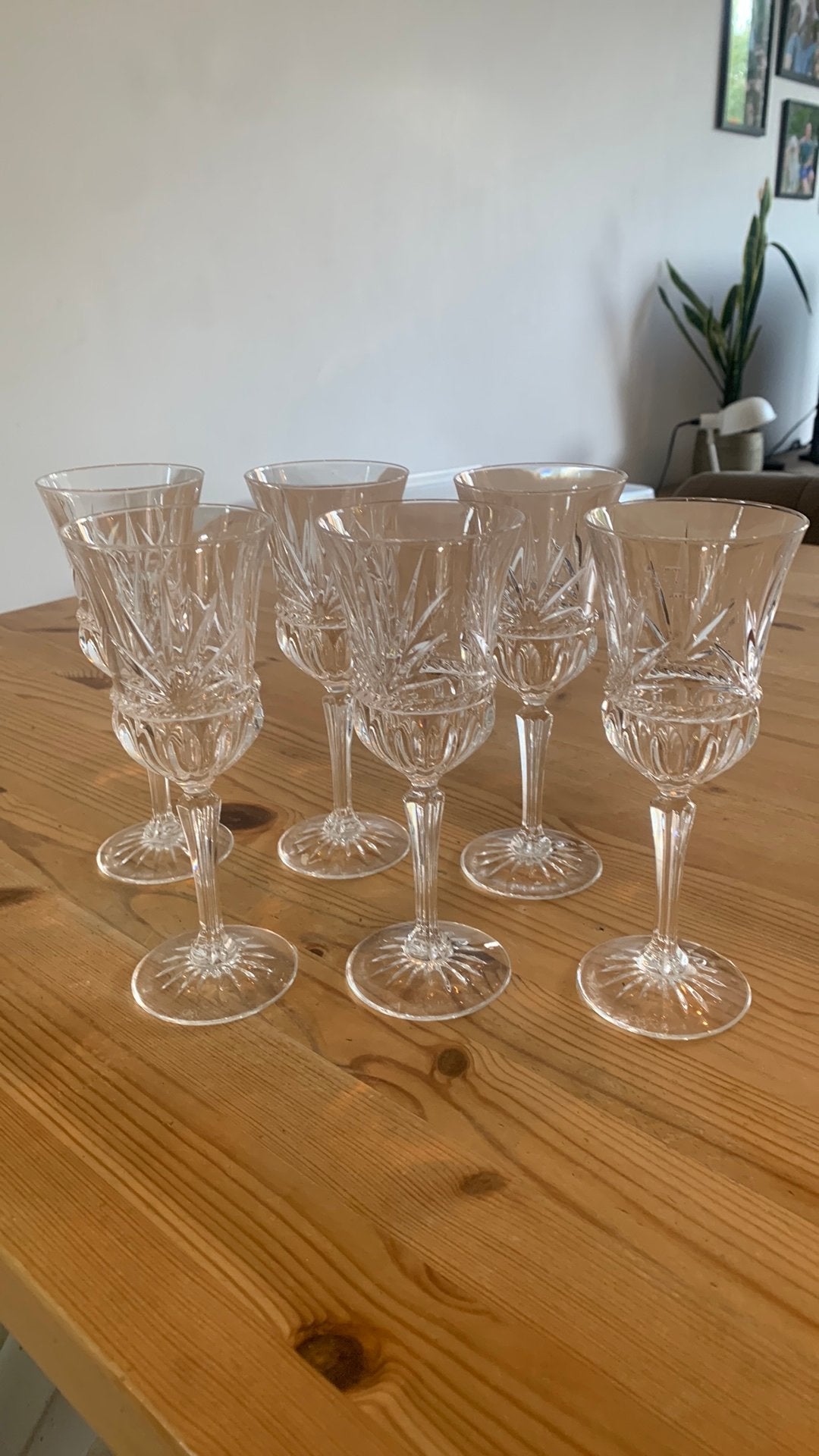 wijnglazen vintage, Ophalen, Gebruikt, Overige typen
