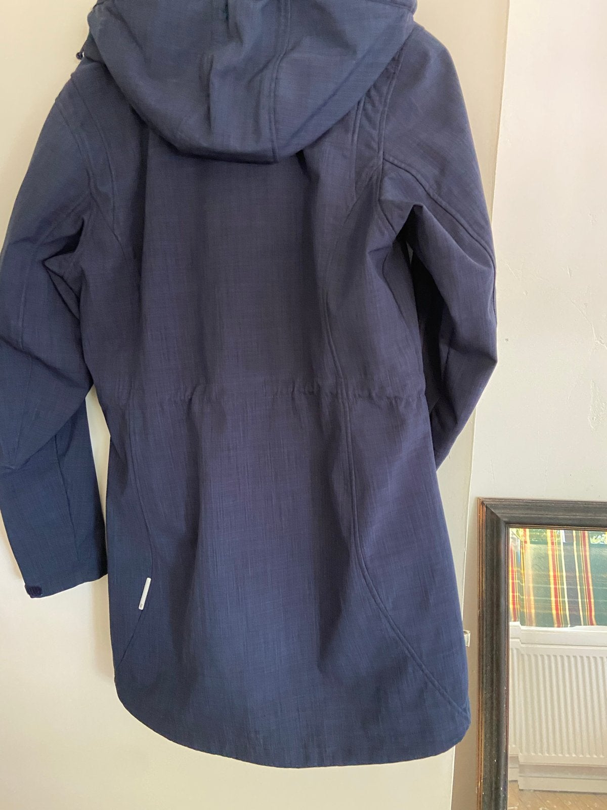HV HILMAN Softshell Jas Maat L.donkerblauw, Kleding | Dames, Ophalen of Verzenden, Zo goed als nieuw, Maat 42/44 (L), Blauw