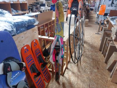 Mono Ski met tas, Niet ingevuld, Gebruikt, Niet ingevuld, Niet ingevuld
