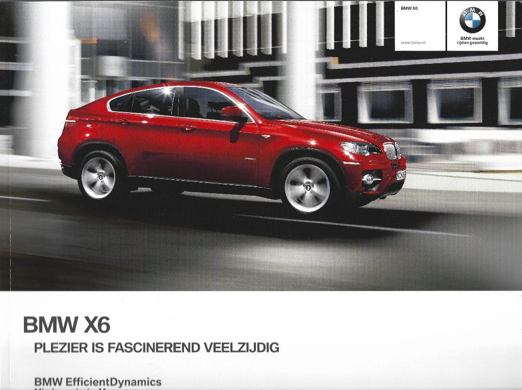 Brochure BMW X6 2011, Ophalen of Verzenden, Gelezen, BMW