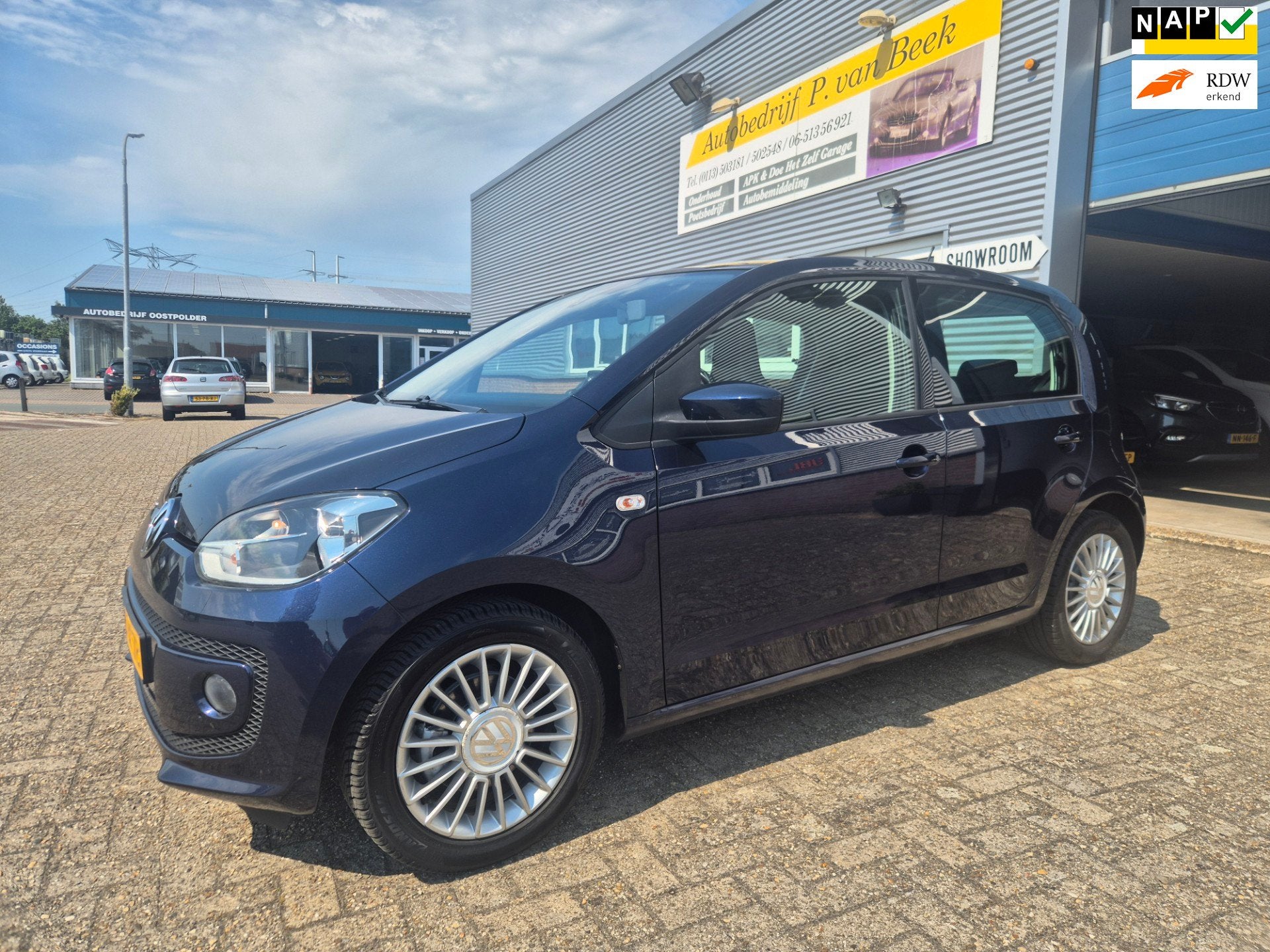 Volkswagen Up! 1.0 high up! BlueMotion, Auto's, Volkswagen, Voorwielaandrijving, Euro 5, Gebruikt, 840 kg