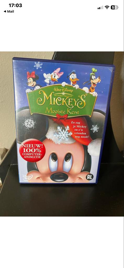 Mickey's Mooiste Kerst DVD - Disney Kerstfilm, Alle leeftijden, Ophalen of Verzenden, Gebruikt, Amerikaans