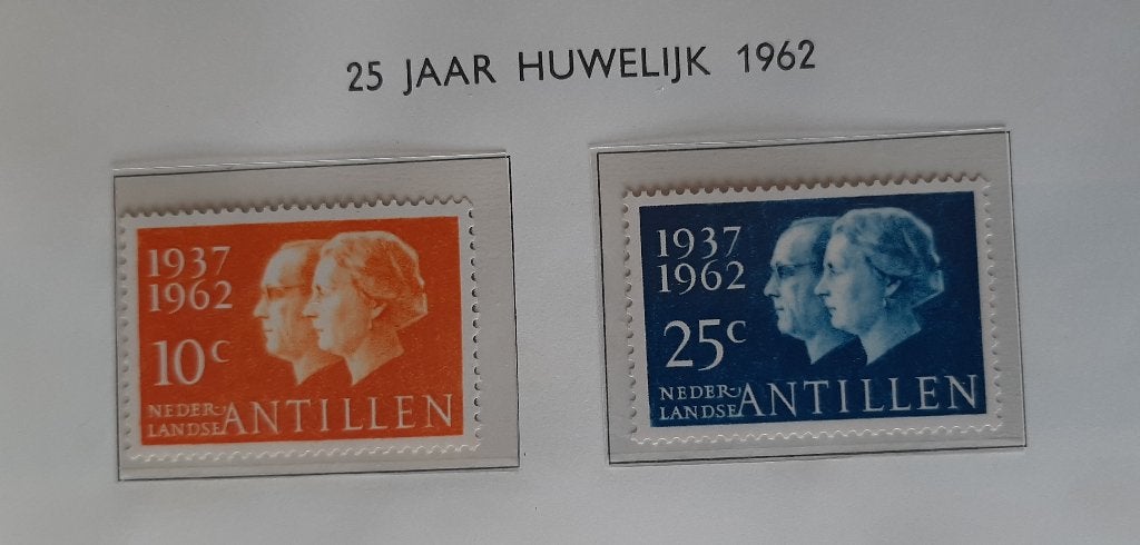 1962 Nederlandse Antillen Huwelijksjubileum Juliana-Bernhard, Ophalen