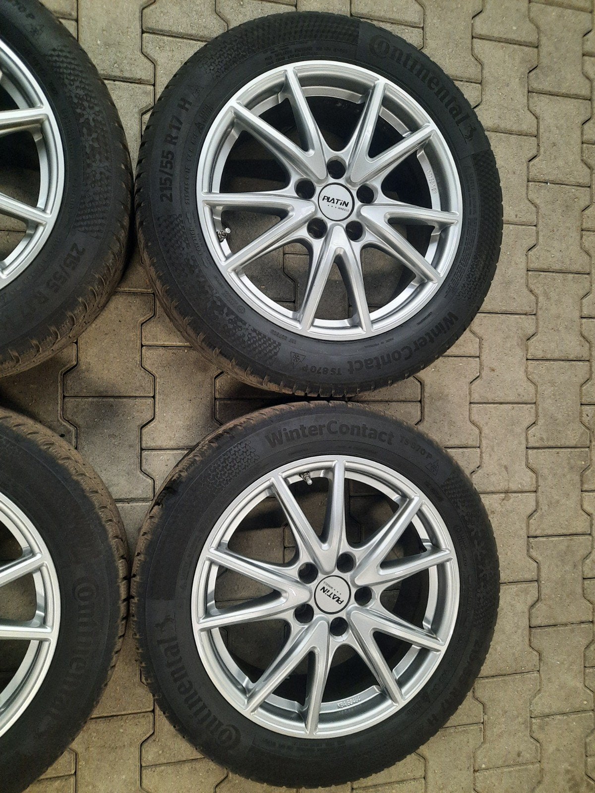 17 inch velgen 5×112 PLATIN VW PASSAT SKODA SUPERB AUDI SEAT, Banden en Velgen, 17 inch, Personenwagen, Gebruikt