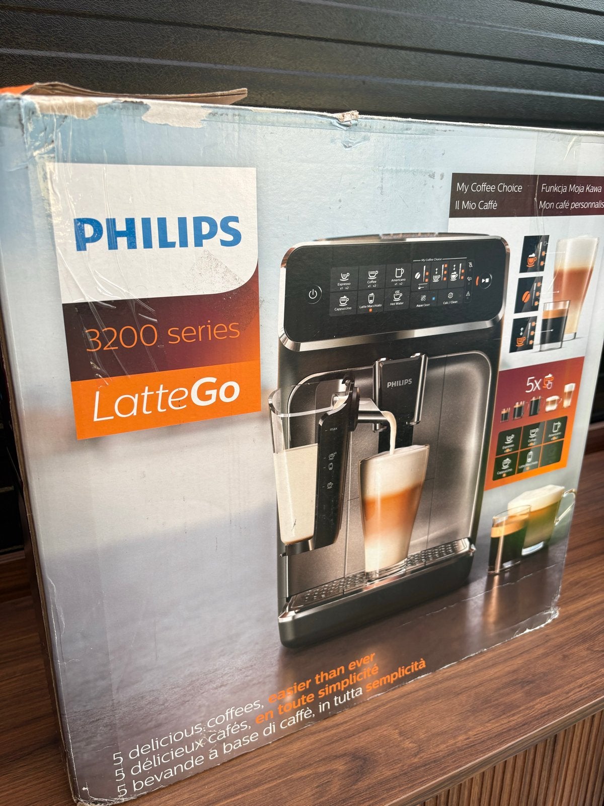 Philips 3200 series LatteGo, Ophalen, Afneembaar waterreservoir, Espresso apparaat, 10 kopjes of meer