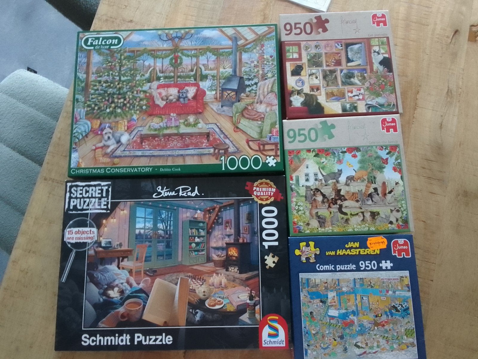 legpuzzels 1000/950 stukjes, Ophalen, 500 t/m 1500 stukjes, Zo goed als nieuw, Legpuzzel