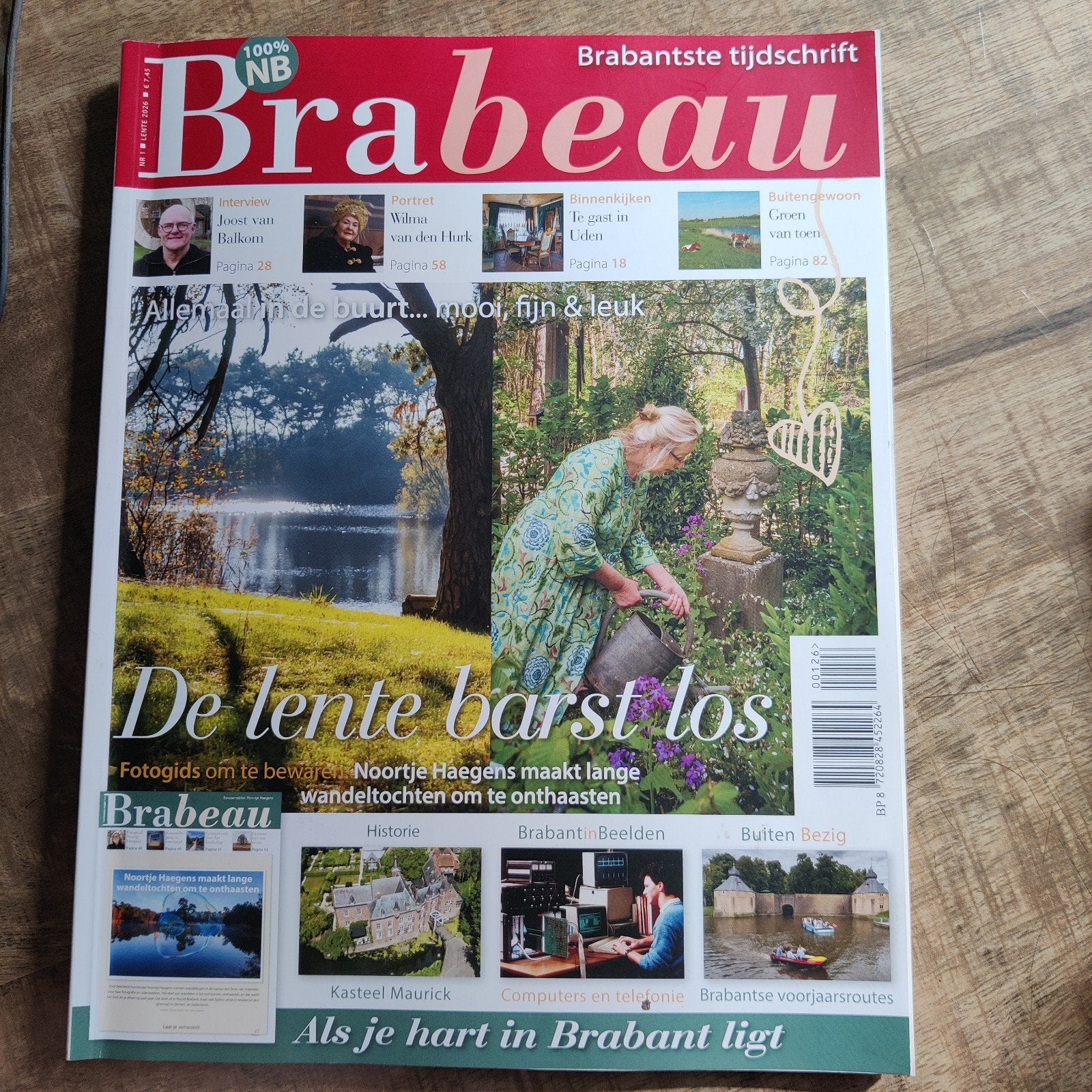 Brabants tijdschrift Brabeau Voorjaar 2026, Ophalen of Verzenden, Zo goed als nieuw
