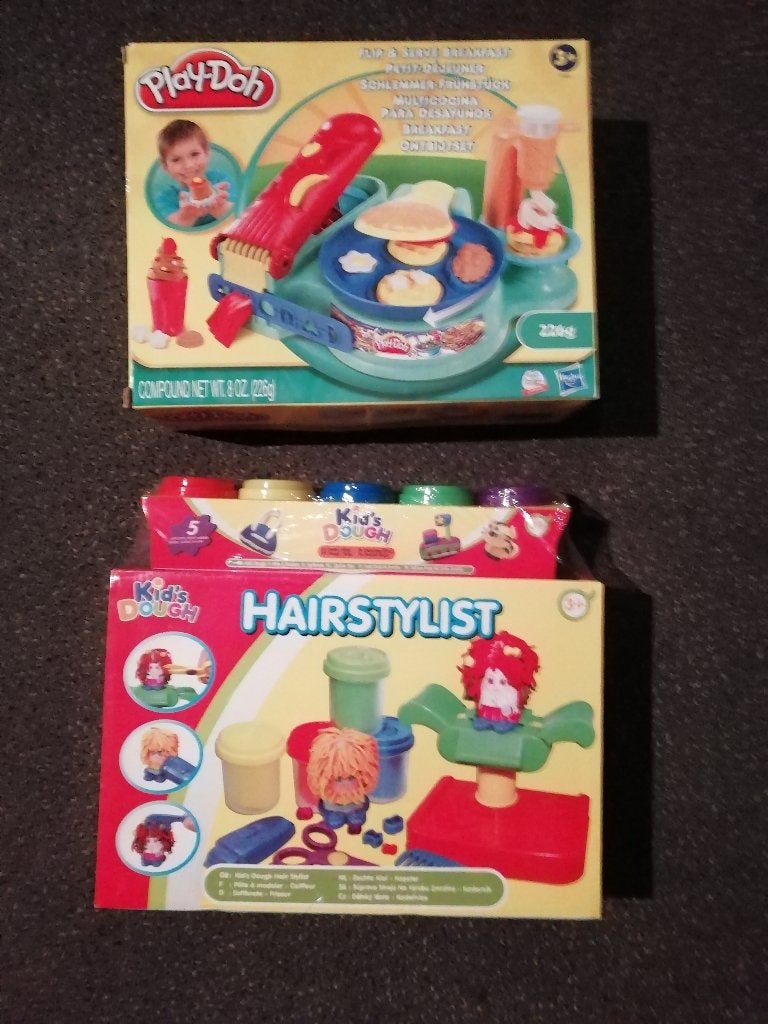 Play doh Klei Hairstylist en Ontbijt maker. Nieuw Kado tip, Ophalen of Verzenden, Nieuw, Knutselen