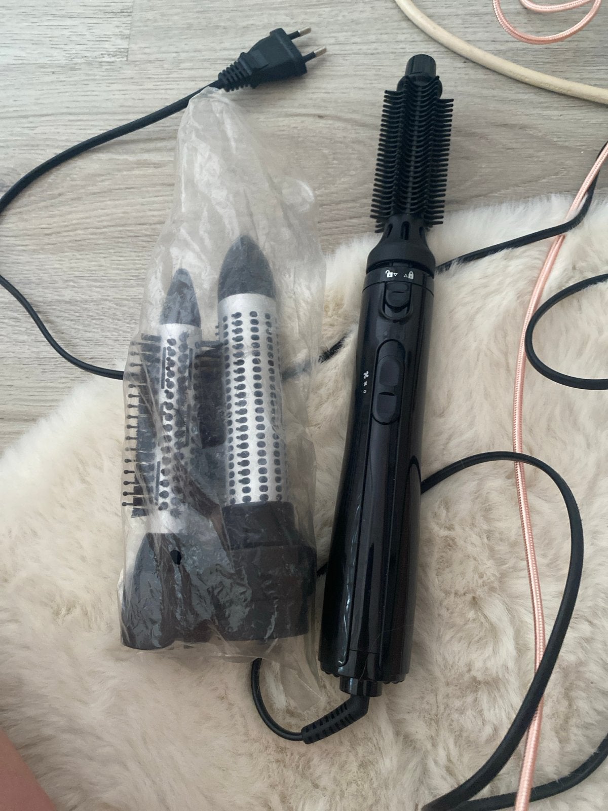 BY BABYLISS roterende föhnborstel met opzetstukken, Ophalen, Gebruikt, Haarverzorging